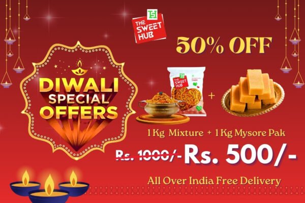 1 Kg Mixture + 1 Kg Mysore Pak